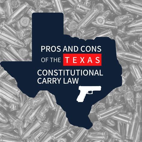 Pros and Cons of the Texas Constitutional Carry Law - GUERRA LLP