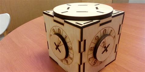 Have A Laser Cutter? Here’s A Cool Combination Lock Box You Can Build! | Hackaday