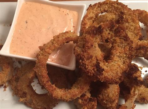 Baked Onion Rings w/Dipping Sauce