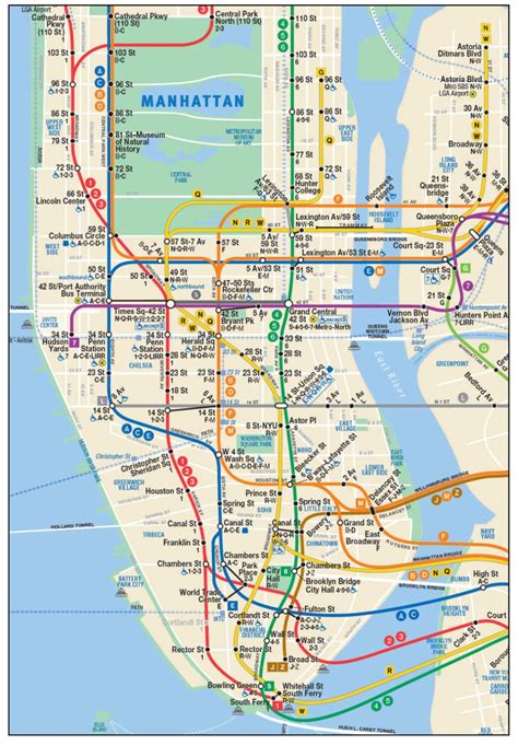 Le Bus et le Métro à volonté : le bon plan transport à New York en 2020 | Carte new york, Carte ...