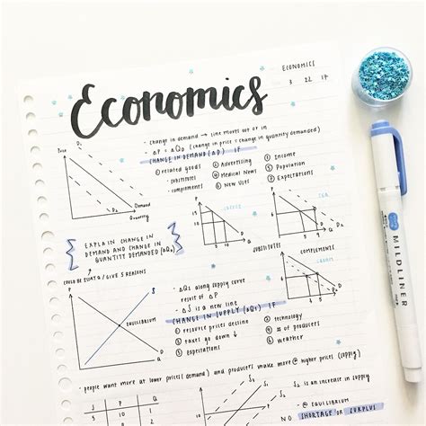 kyoko-studies: “☆.｡.:* Econ Notes w/ my fave periwinkle pen .｡.:*☆ I’m ...