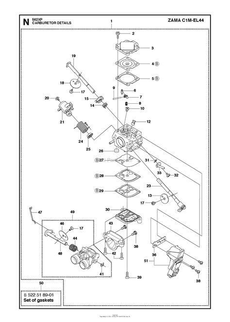 Husqvarna 562XP (2011-06) Parts Diagram for CARBURETOR DETAILS