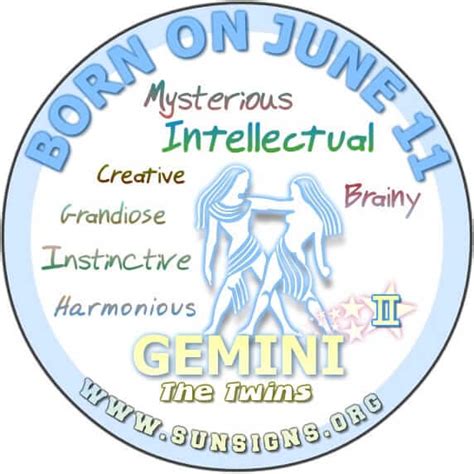 June 11 Zodiac Horoscope Birthday Personality | SunSigns.Org