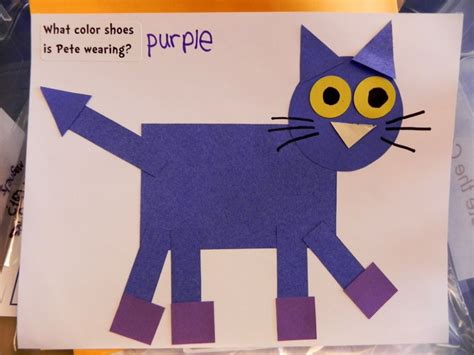 Pete the Cat out of Shapes – Swampscott Public Library Cat Crafts ...