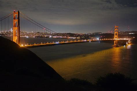 Golden Gate Bridge Night View Photograph by Dan Twomey - Pixels