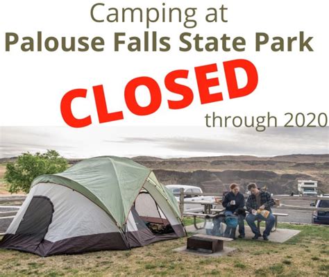 No Camping at Palouse Falls For the Rest of 2020