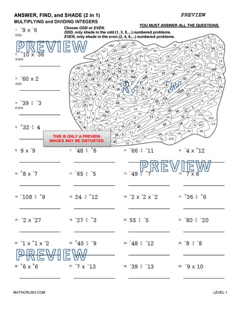 100+ Math Art Worksheets: Fun, Creative Ways To Practice Math