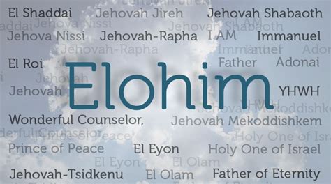 What Is The Meaning Of The Word Elohim?, 44% OFF