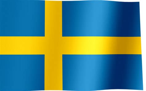 Flag of Sweden (GIF) - All Waving Flags