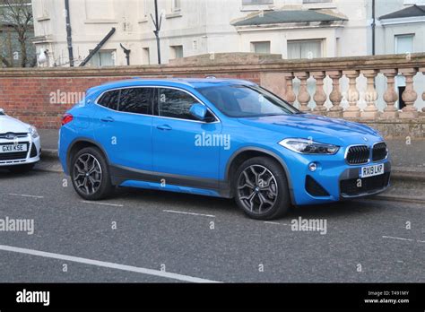 A BLUE BMW X2 CAR Stock Photo - Alamy