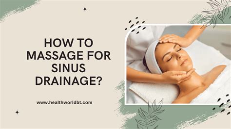 How to Massage for Sinus Drainage? » Healthy Lifestyle