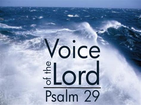 Psalm 29 FTE Psalm Of The Week - Give God The Glory Due His Name ...