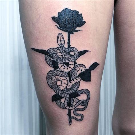 snake-tattoo_-2 | Rose tattoos for women, Snake tattoo design, Trendy ...