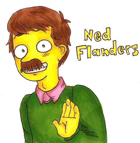 Ned Flanders by Nat-n on DeviantArt