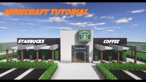 Minecraft Tutorial: How to Build Starbucks - YouTube