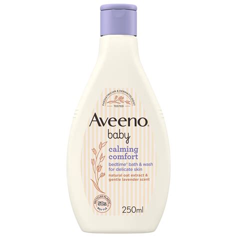 Aveeno Baby Calming Comfort Bedtime Bath Wash 250ml - Branded Household - The Brand For Your Home