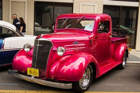 Vintage Chevrolet Pickup Truck Editorial Photography - Image of city ...