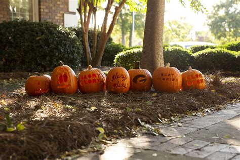 Pumpkin carving for the Dawgs - UGA Alumni