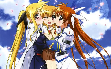 Fondos de Pantalla 2560x1600 Mahou Shoujo Lyrical Nanoha Anime Chicas ...