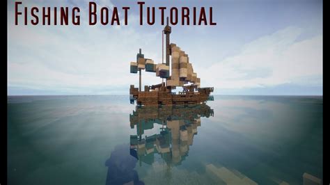 Minecraft How To Make A Fishing Boat