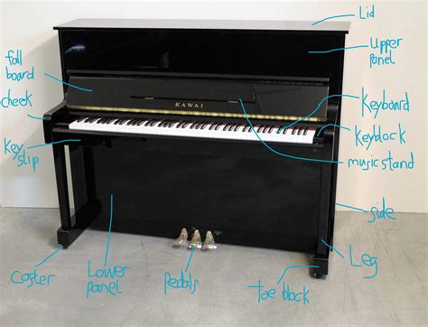 Parts Of A Piano Diagram