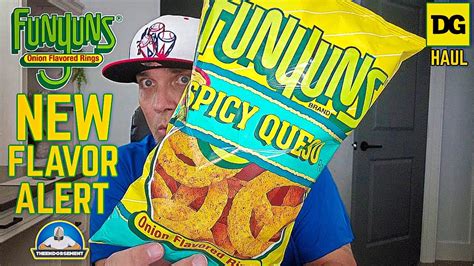 Funyuns® Spicy Queso Review! 🌶️🧀🧅 | Dollar General® Haul | theendorsement - YouTube