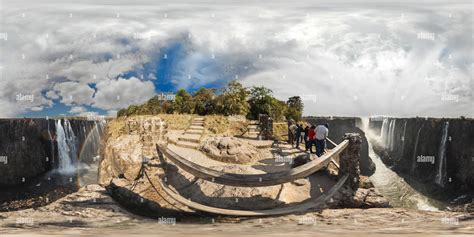 360° view of victoria falls in zambia side - Alamy