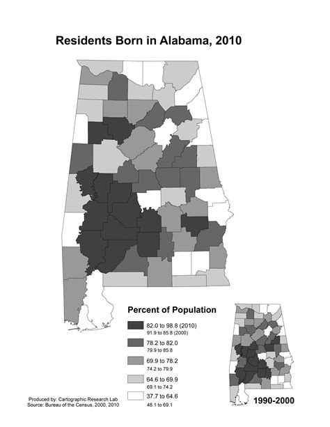 Alabama Maps - Demographics