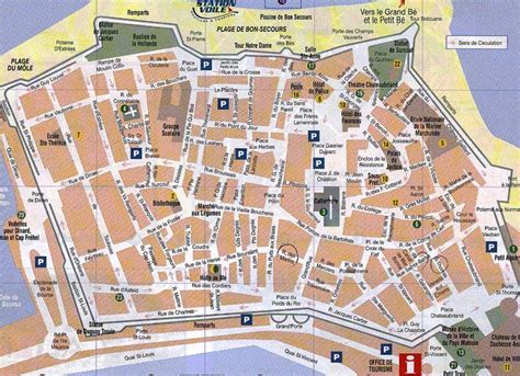 Map of Saint Malo