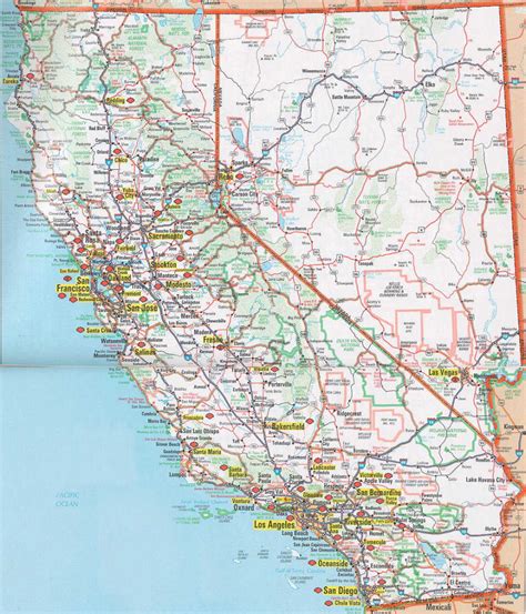 Printable Road Map Of Southern California - Printable Maps