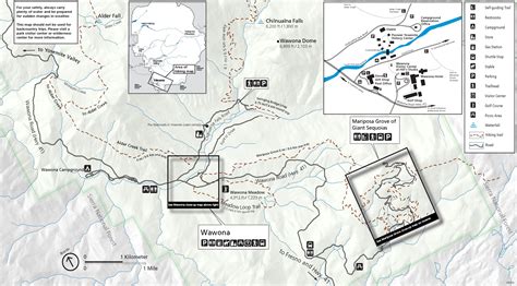 Map Of Trails In Yosemite - London Top Attractions Map