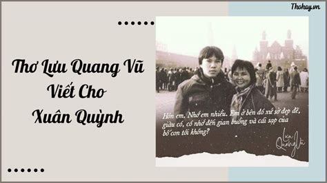 Thơ Lưu Quang Vũ: Tác Giả, Tác Phẩm + Tuyển Tập Thơ Hay