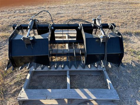 Skid Steer Grapple Bucket Attachment BigIron Auctions