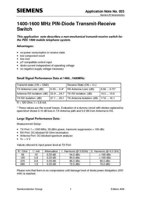 APPLICATION NOTES Datasheet PDF (91 KB) Infineon | Pobierz z Elenota.pl