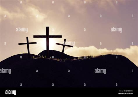 Resurrection of Jesus Christ, crucifixion, 3d rendering Stock Photo - Alamy