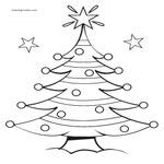 Pine Tree 1 Coloring Page & Coloring Pictures