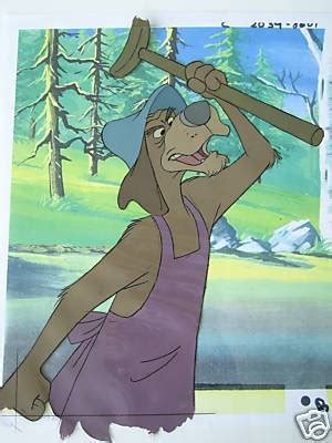 ROBIN HOOD-WALT DISNEY PRODUCTION CEL-OTTO THE BLKSMITH | #45385652