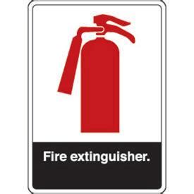 ANSI Signs - Fire Extinguisher, EMEDCO | Boreal Science