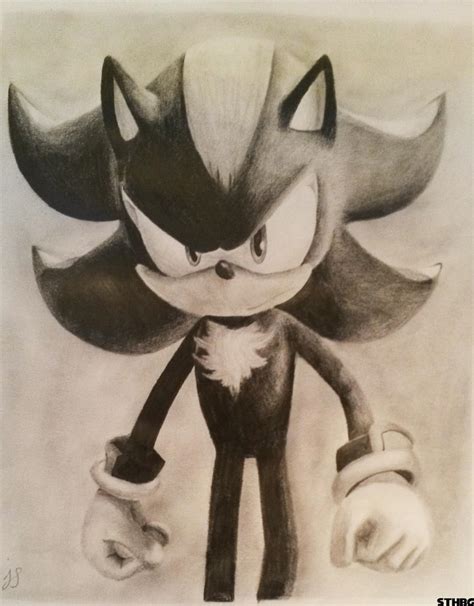 Shadow The Hedgehog - Pencil Drawing by SonicTheHedgehogBG on DeviantArt