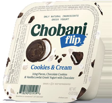 Chobani® Flip® Cookies & Cream - Chobani USA