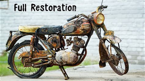 Full RESTORATION 60 Years Old Destroyed British Motorcycle - YouTube