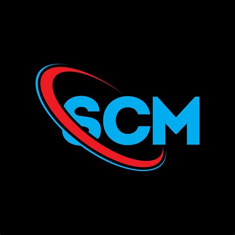 SCM logo. SCM letter. SCM letter logo design. Initials SCM logo linked with circle and uppercase ...