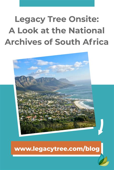 A Look at the National Archives of South Africa | Legacy Tree Genealogists