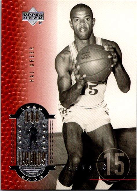 Hal Greer basketball card (Philadelphia 76ers Hall of Famer) 2000 Upper Deck Legends #11