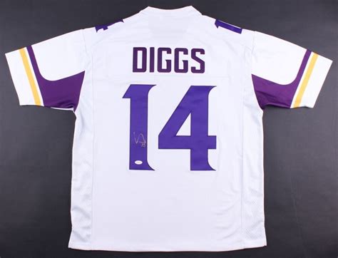 Stefon Diggs Signed Vikings Jersey (TSE Holo) Minnesota All Pro Wide Receiver