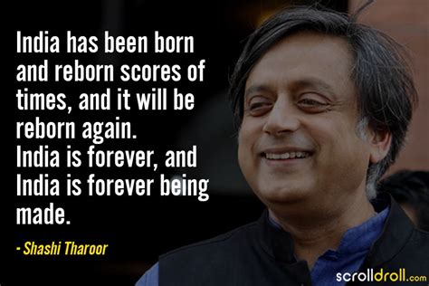 30 Powerful Shashi Tharoor Quotes About The Idea India