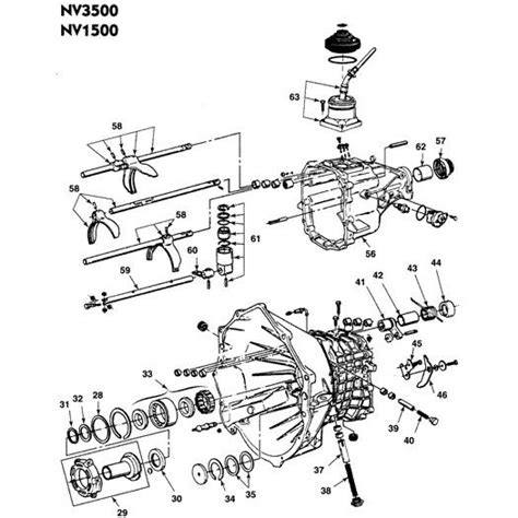 NV3500 Chervy & Dodge Pickups Dakota and S10 Illustration | Transmission, Illustration, Dodge pickup