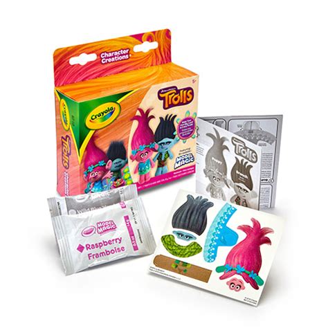 Crayola Make Your Own Trolls Model Magic Clay - Activity Kits - Kids Crafts - Craft Supplies ...