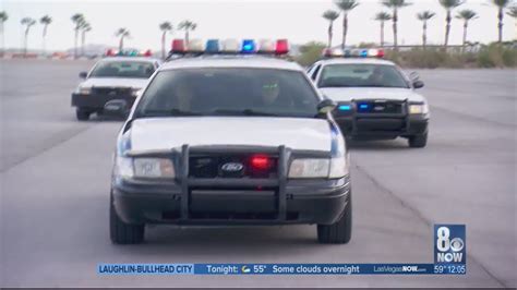 Las Vegas Motor Speedway introduces new 'police chase' attraction - YouTube