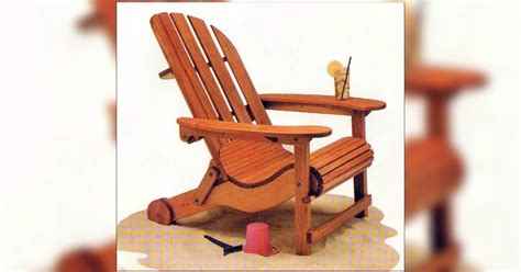 Folding Adirondack Chair Plans • WoodArchivist